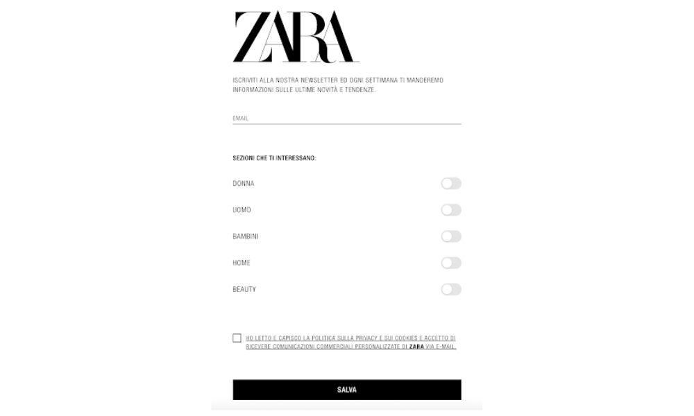 Esempio personalizzazione 1